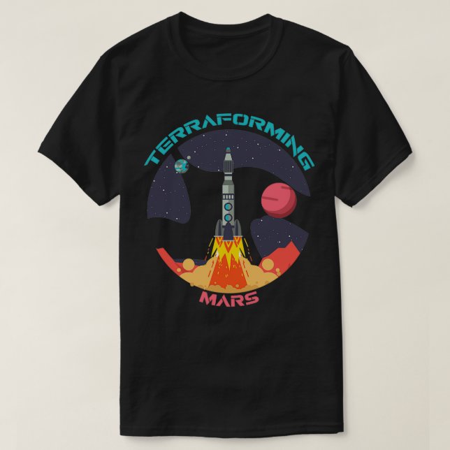 Camiseta Terraforme Mars Classic TSirt (Frente do Design)