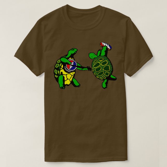 Camiseta Terrapins Dançantes (Frente do Design)