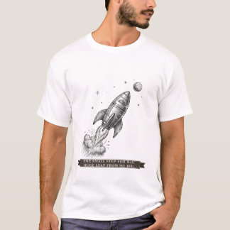 Camiseta Terraplanagem Divertida da Lua