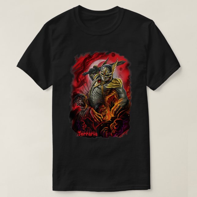 Camiseta Terraria Blood Moon (Frente do Design)