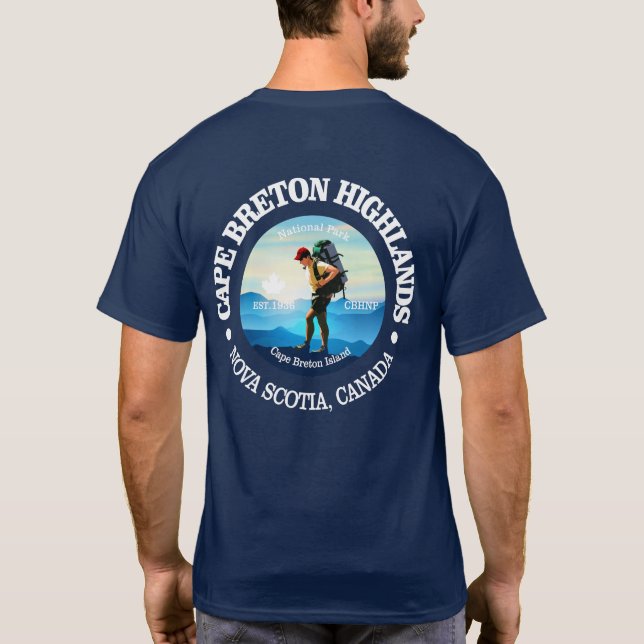 Camiseta Terras Altas do Cabo Bretão NP (C) (Verso)