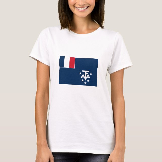 Camiseta Terras Austrais e Antárticas Francesas (Frente)