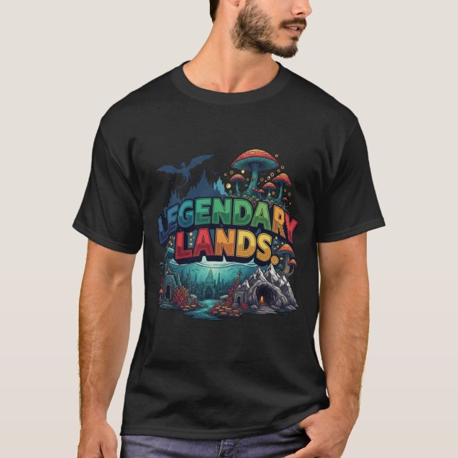 Camiseta "Terras Lendárias." (Frente)