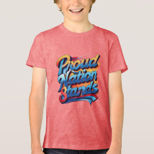 Camiseta Terras Nação Orgulhosas - Texto, Patriótico Vibran