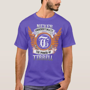 Camiseta Terrell Name Shirt Nunca Subestime A Potência O