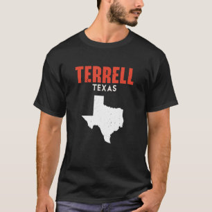 Camiseta Terrell Texas EUA State America Viagem Texas