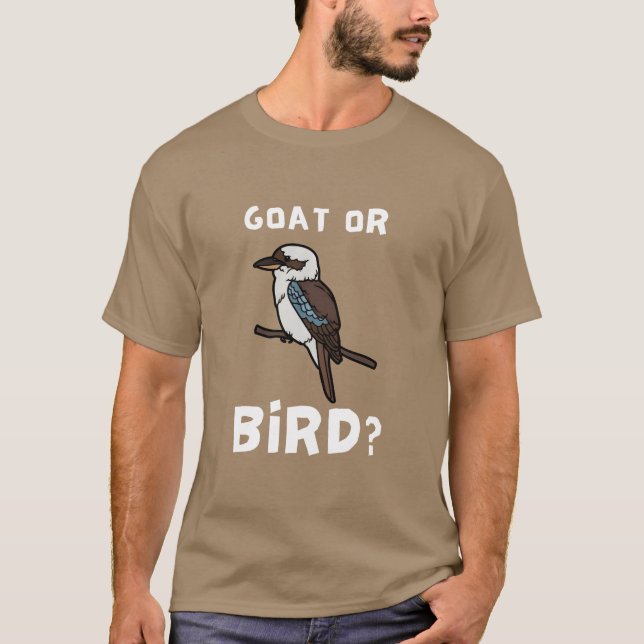 Camiseta Terrestrialree Kingfisher australiano Beird Frite (Frente)