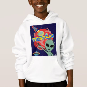 Camiseta terrícolas - susto alienígena dos humanos
