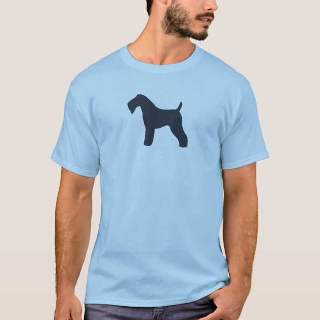 Camiseta Terrier Azul Kerry (Frente)