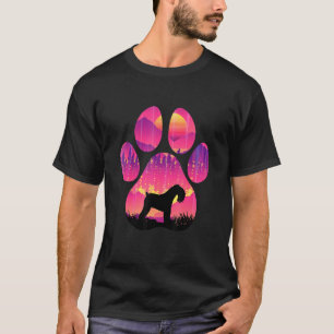 Camiseta Têrrier Azul Kerry Pata Mãe Pai Cão Mulheres Homen