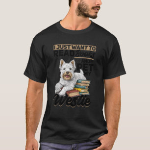 Camiseta Terrier Branco do West Highland Raça de Cão Westie
