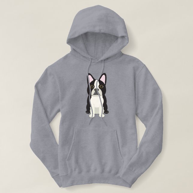 Camiseta Terrier de Boston (Frente do Design)