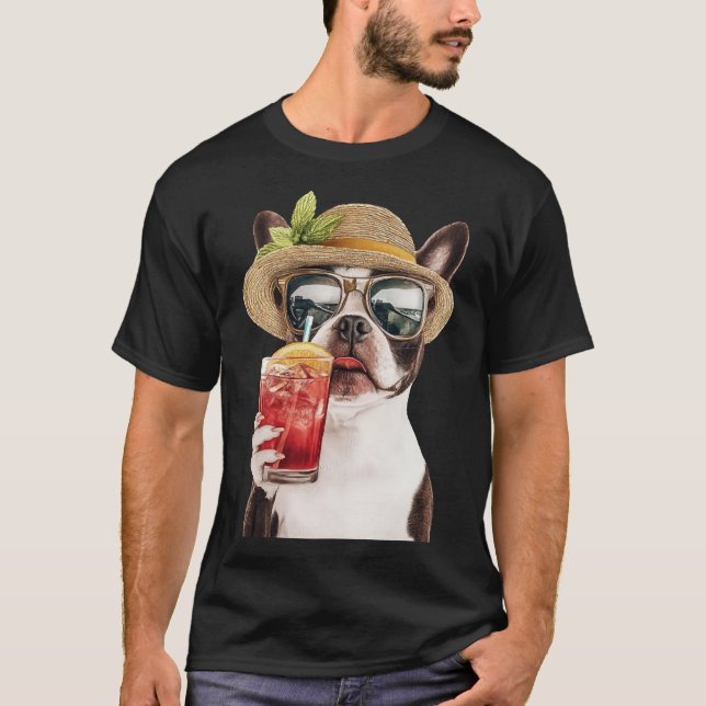 Camiseta Terrier de Boston (Frente)