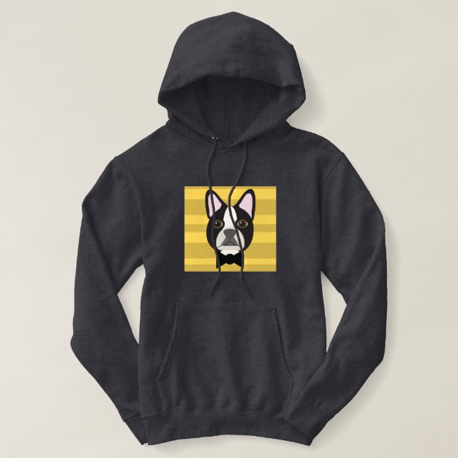 Camiseta Terrier de Boston (Frente do Design)