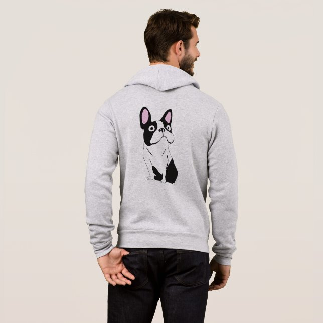 Camiseta Terrier de Boston Smoking (Parte Traseira Completa)