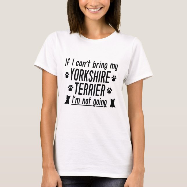 Camiseta Terrier de Yorkshire (Frente)
