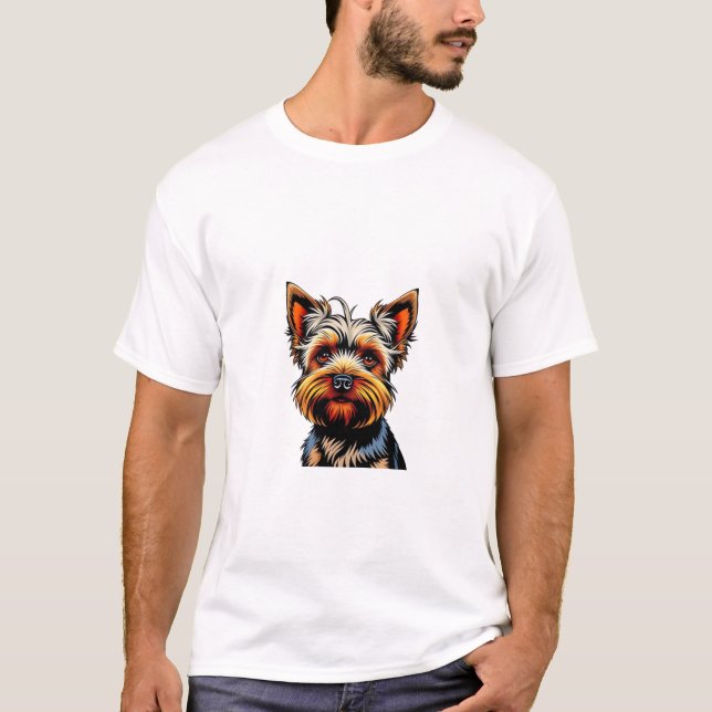 Camiseta Terrier de Yorkshire (Frente)