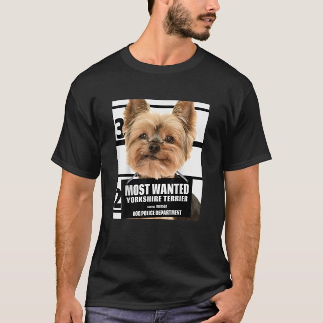 Camiseta Terrier de Yorkshire mais procurada - Yor (Frente)