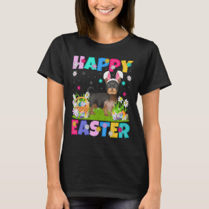 Camiseta Terrier Dog Felz pascoa Bunny Terrier Páscoa Su