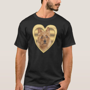Camiseta Terrier Dog Heart australiano Terrier
