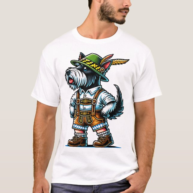 Camiseta Terrier Escocês Bavária (Frente)