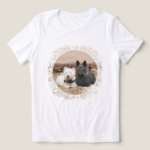Camiseta Terrier Escocês com Westie