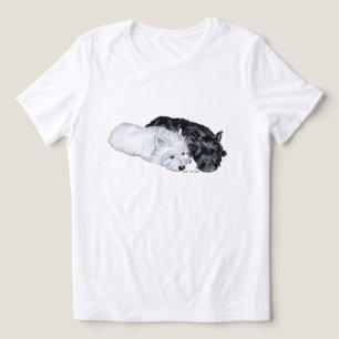 Camiseta Terrier Escocês com Westie
