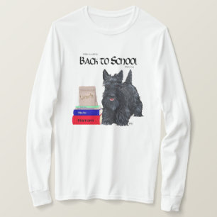 Camiseta Terrier Escocês de Volta à Escola