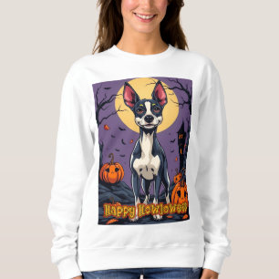 Camiseta Terrier Fox Toy Feliz Dia das Bruxas Uivando