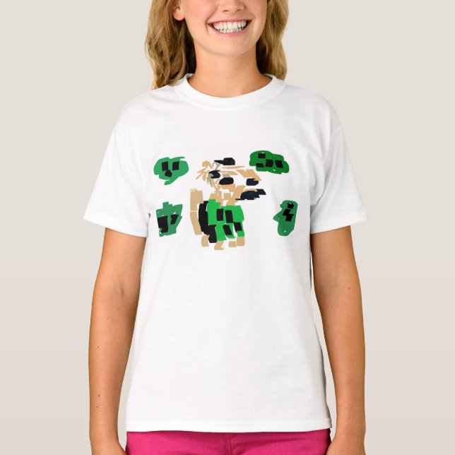 Camiseta Terrier Irlandês usa verde no St Patrick (Frente)