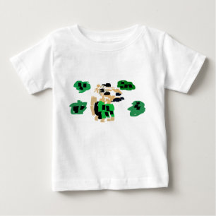 Camiseta Terrier Irlandês usa verde no St Patrick