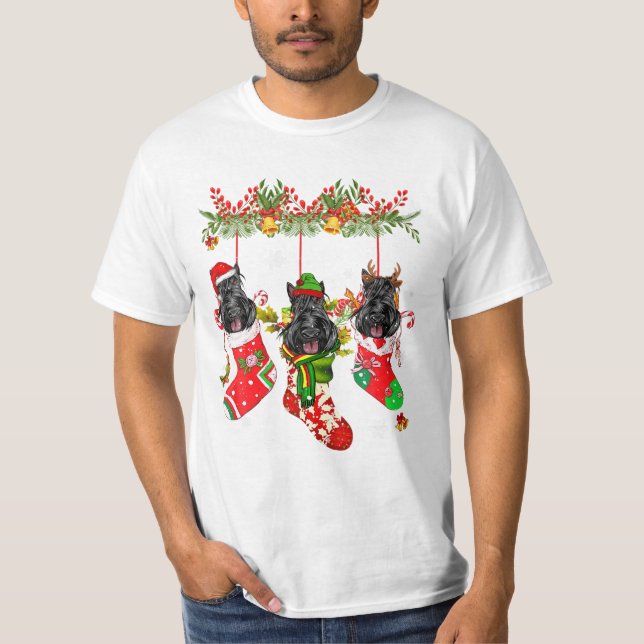 Camiseta Terrier No Natal Da Meias (Frente)