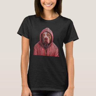 Camiseta Terrier Pit Bull Americano Adorável e Divertido Pa