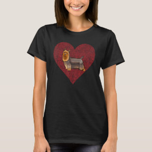 Camiseta Terrier Sedoso Dia dos Namorados Amor Cachorro Imp