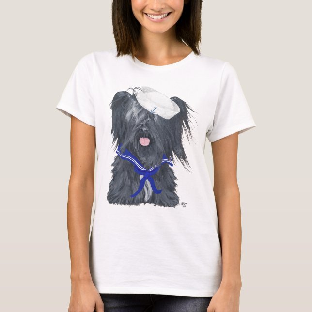 Camiseta Terrier Skye Marinheiro (Frente)