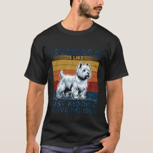 Camiseta Terrier West Highland Branco Engraçado Cão Westy R