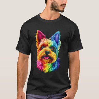 Camiseta Terrier Yorkshire Pop Art