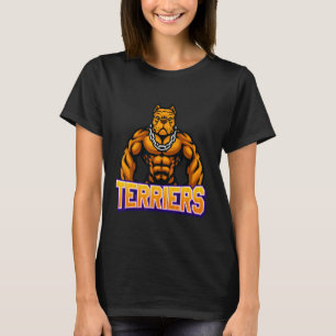Camiseta Terriers Fan Animal Willife Team Apoiante 1