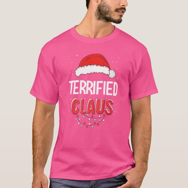 Camiseta Terrificado Papai Noel Figurino de Natal P (Frente)