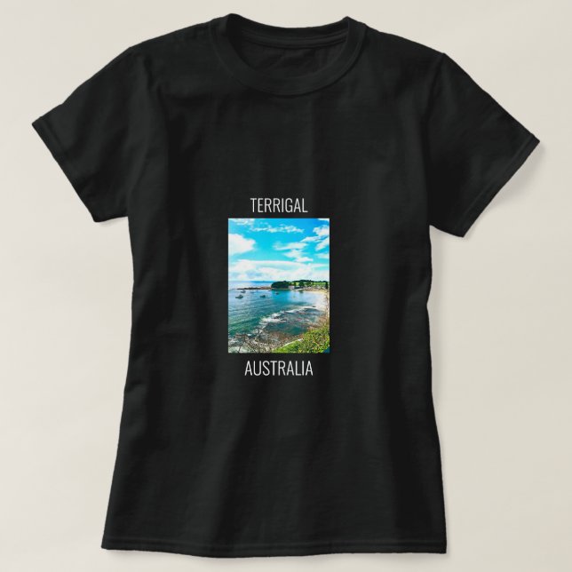 Camiseta Terrigal Central Coast NSW Austrália (Frente do Design)