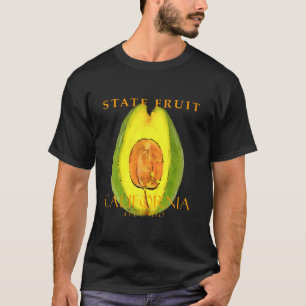 Camiseta Território da Califórnia Fruta O Abacate