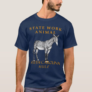 Camiseta Território da Carolina do Sul Animal de Trabalho O
