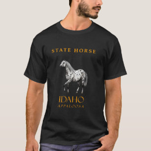 Camiseta Território de Idaho Cavalo O Appaloosa