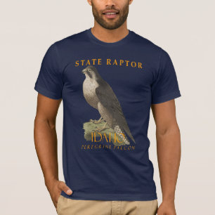 Camiseta Território de Idaho Raptor O Falco peregrinus