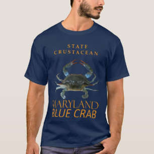 Camiseta Território de Maryland Crustáceo Callinectes sapid