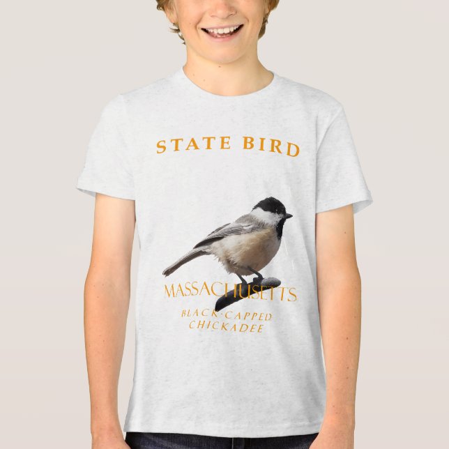 Camiseta Território de Massachusetts Ave O Chickadee (Frente)