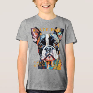 Camiseta Território de Massachusetts Cachorro O Boston Terr