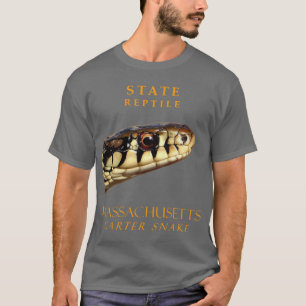 Camiseta Território de Massachusetts Réptil A Cobra de Grav