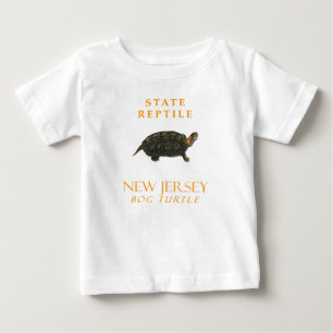 Camiseta Território de Nova Jersey Réptil A Tartaruga do Pâ