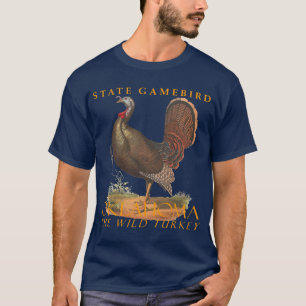 Camiseta Território de Oklahoma Ave de Caça O Peru Selvagem